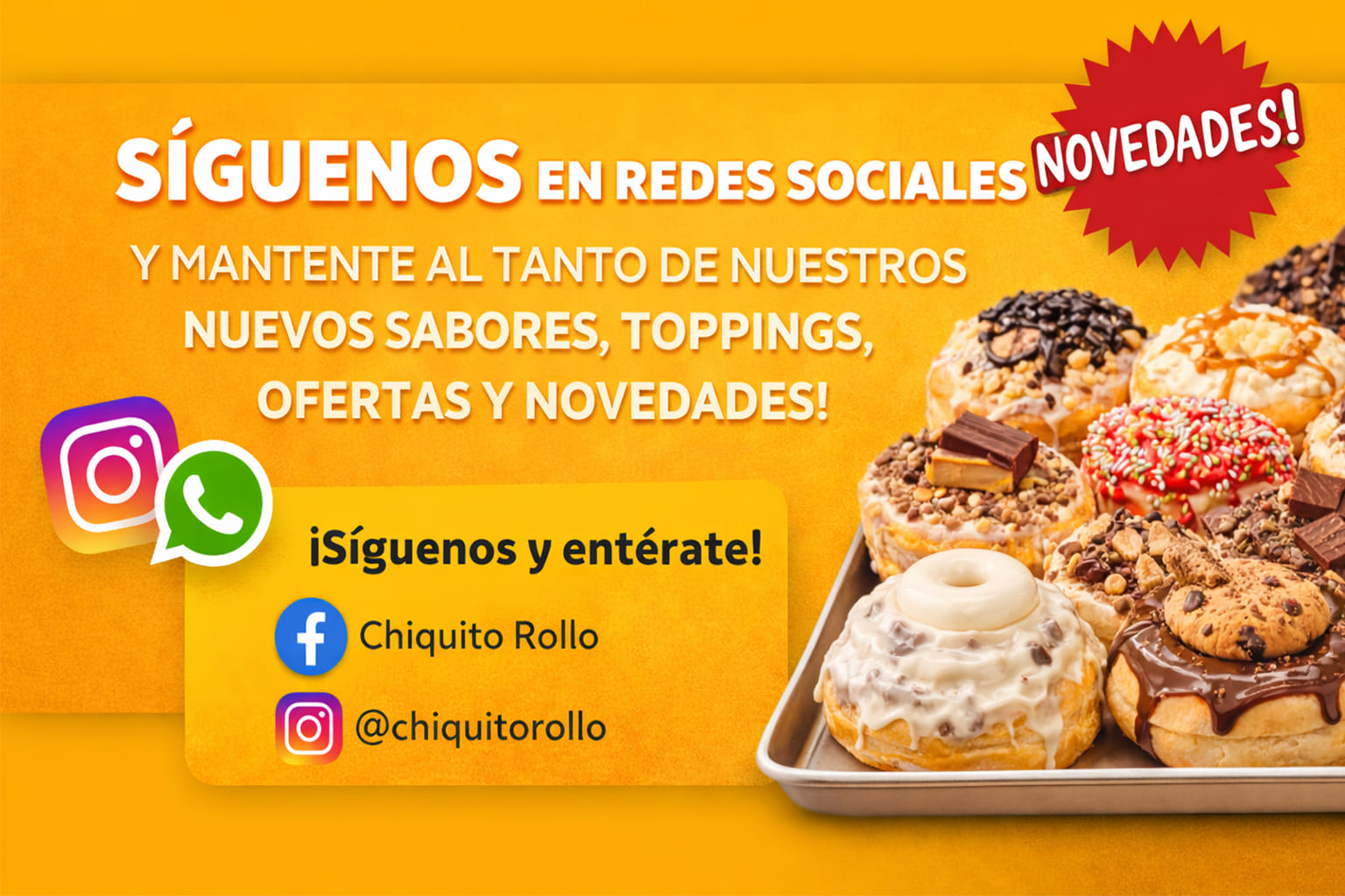 Chiquito Rollo - Rolls de canela