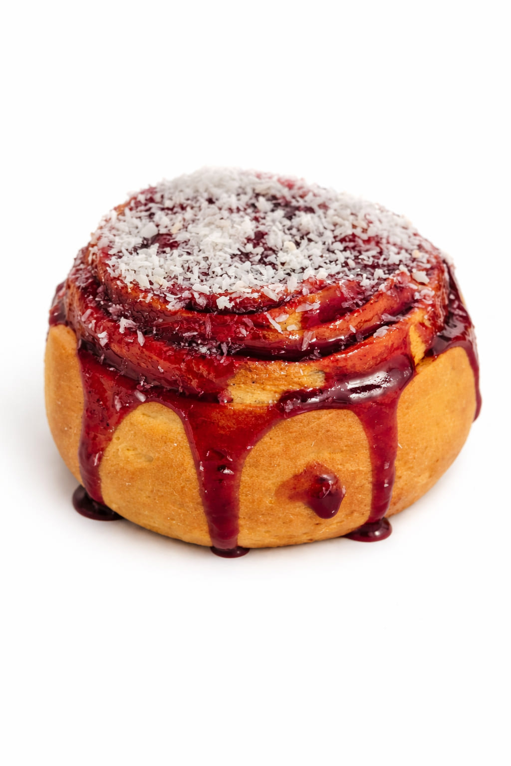 Roll de canela con frutos rojos-coco, rolls de canela Chiquito Rollo Puerto de la Cruz